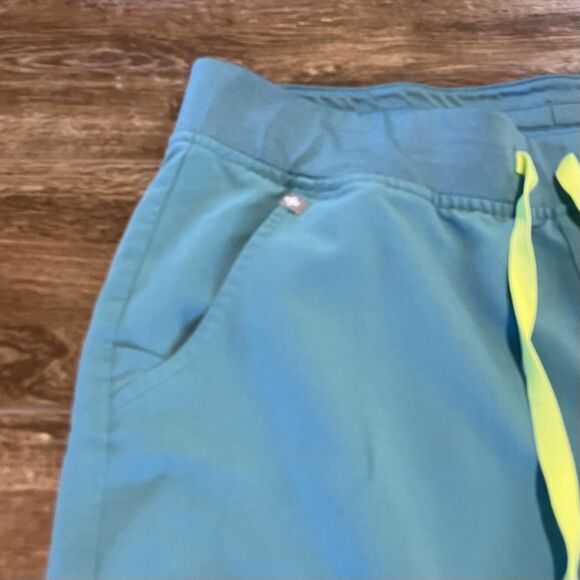 FIGS Zamora Scrub Pants Womens Size Large Blue Green Jogger W18SW2005 - Picture 6 of 14